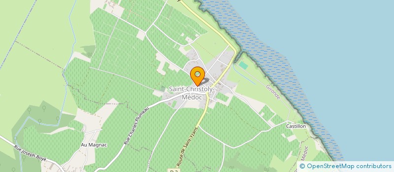 localisation de l'entreprise MADAME NATHALIE BECQUET  SAINT-CHRISTOLY-MEDOC