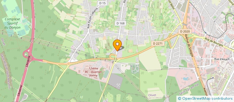 localisation de l'entreprise MADAME NATHALIE BEDEL  OLIVET