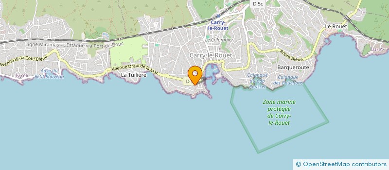 localisation de l'entreprise MADAME NATHALIE BEDEL  CARRY-LE-ROUET