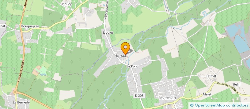 localisation de l'entreprise MADAME NATHALIE BEDRINES  AVENSAN