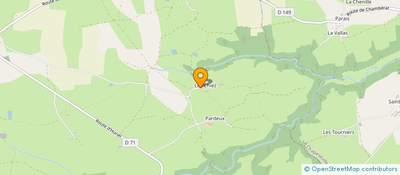 localisation de l'entreprise MADAME NATHALIE BEFORT  CHAMBERAT