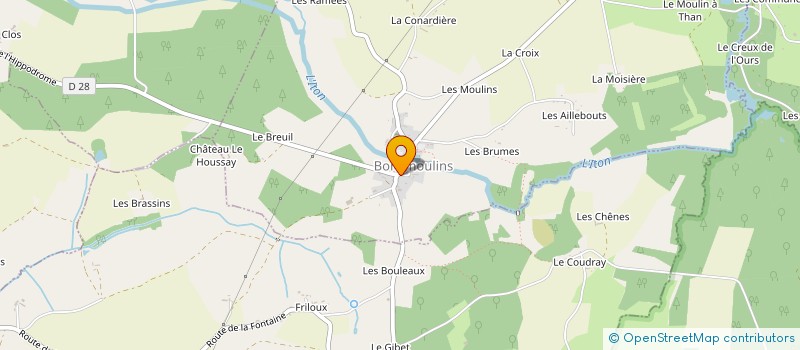 localisation de l'entreprise MADAME NATHALIE BEGAUD à BONSMOULINS