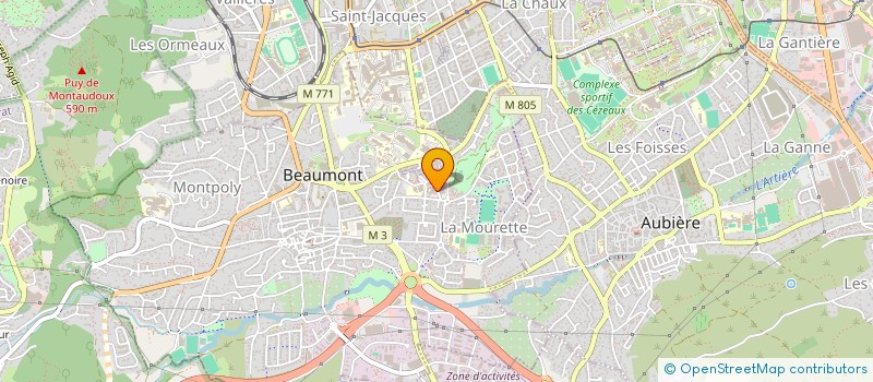 localisation de l'entreprise MADAME NATHALIE BEGON à CHAMALIERES