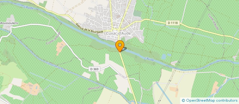 localisation de l'entreprise MADAME NATHALIE BEGONZIO  CUXAC-D'AUDE