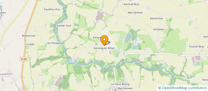 localisation de l'entreprise MADAME NATHALIE BEGUEL  PLOUENAN