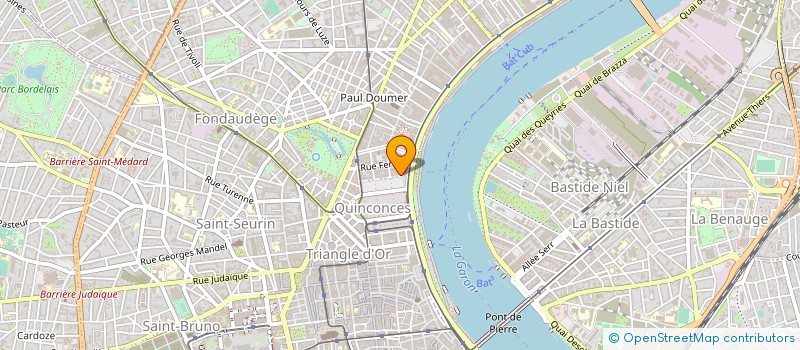 localisation de l'entreprise MADAME NATHALIE BEHAJAINA à BORDEAUX