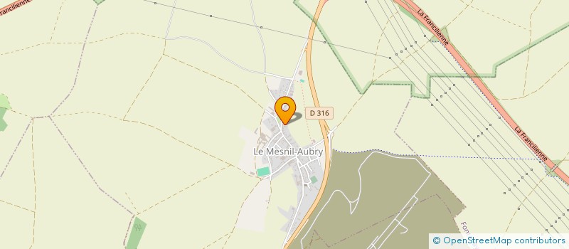 localisation de l'entreprise MADAME NATHALIE BEILLARD  LE MESNIL-AUBRY