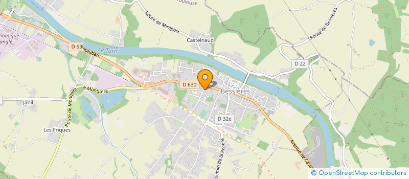 localisation de l'entreprise MADAME NATHALIE BEINAT  BESSIERES