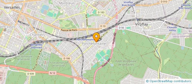 localisation de l'entreprise MADAME NATHALIE BELANGER à VERSAILLES