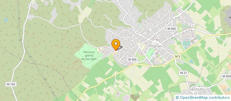 localisation de l'entreprise MADAME NATHALIE BELLEVRAT à PIGNAN