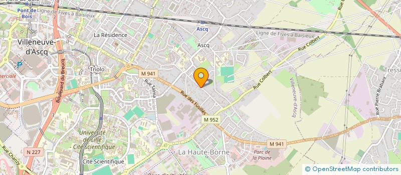 localisation de l'entreprise MADAME NATHALIE BELLEY à VILLENEUVE-D'ASCQ