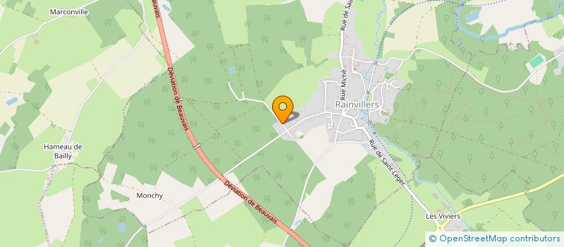 localisation de l'entreprise MADAME NATHALIE BELLON  RAINVILLERS