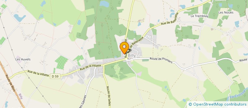 localisation de l'entreprise MADAME NATHALIE BELOUIS  BILLY