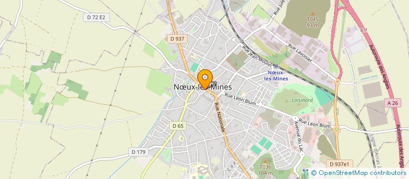 localisation de l'entreprise MADAME NATHALIE BEN MOHAMED  NUX-LES-MINES