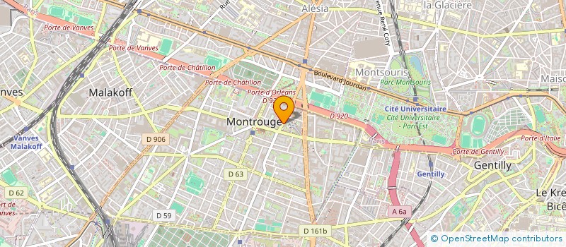 localisation de l'entreprise MADAME NATHALIE BENADIBA à MONTROUGE