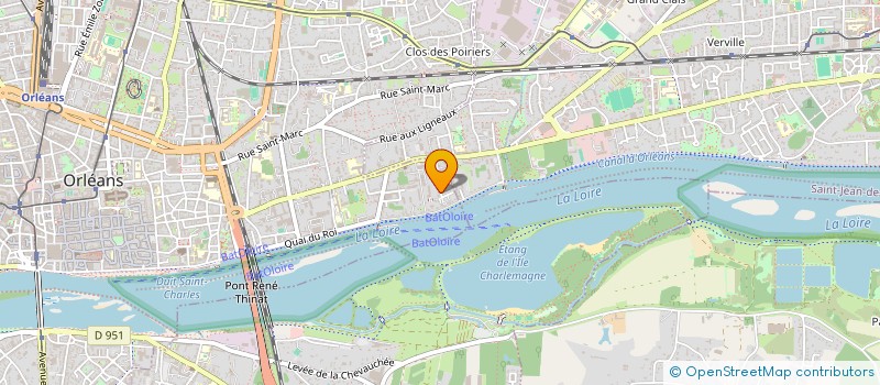 localisation de l'entreprise MADAME NATHALIE BENARD à ORLEANS