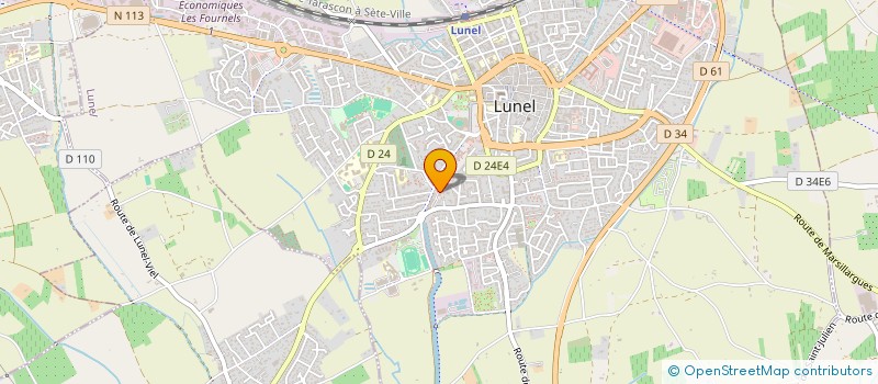 localisation de l'entreprise MADAME NATHALIE BENISTY à LUNEL