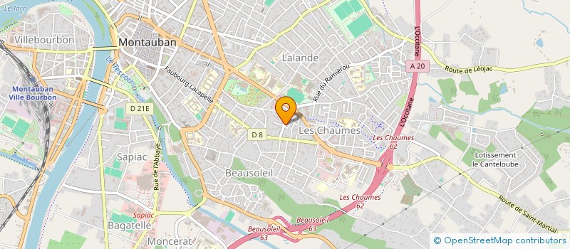 localisation de l'entreprise MADAME NATHALIE BENNER à MONTAUBAN