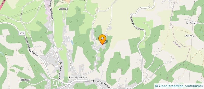 localisation de l'entreprise MADAME NATHALIE BENOIST  COURSAC