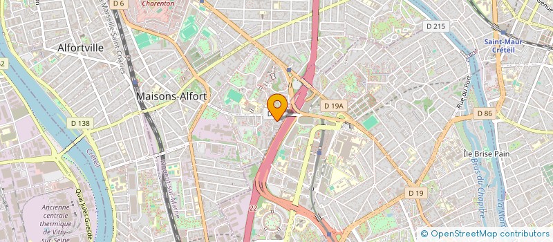 localisation de l'entreprise MADAME NATHALIE BENOIT  MAISONS-ALFORT