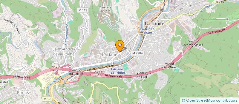 localisation de l'entreprise MADAME NATHALIE BERDI à NICE