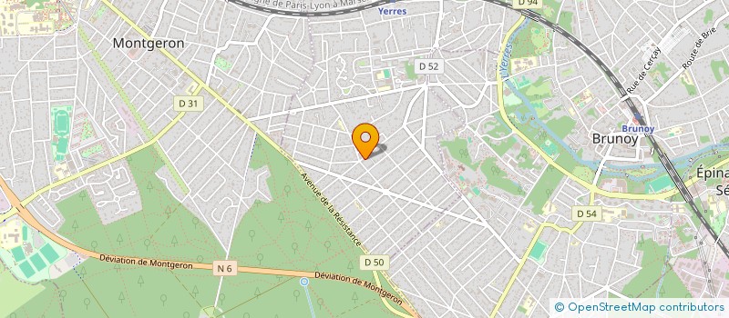 localisation de l'entreprise MADAME NATHALIE BEREL  YERRES