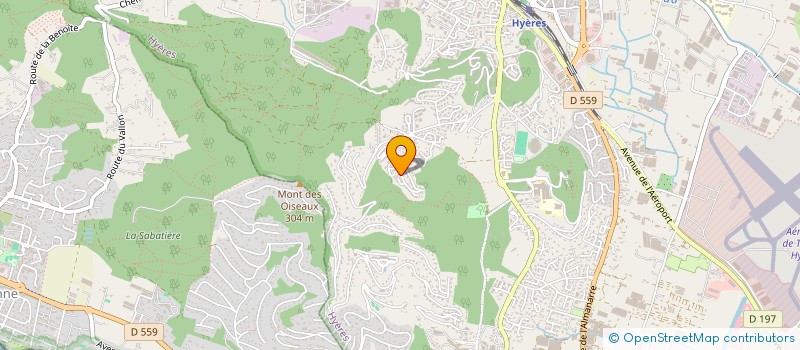 localisation de l'entreprise MADAME NATHALIE BERGER à HYERES