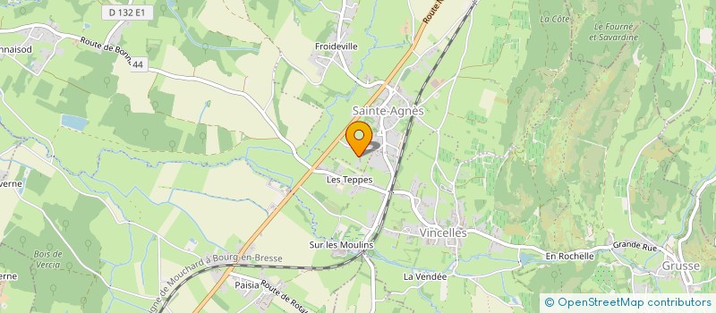 localisation de l'entreprise MADAME NATHALIE BERGER  SAINTE-AGNES