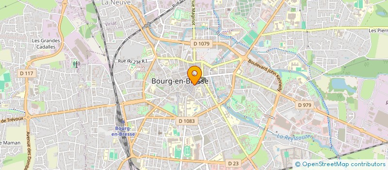 localisation de l'entreprise MADAME NATHALIE BERGER DIT LACROIX à BOURG-EN-BRESSE