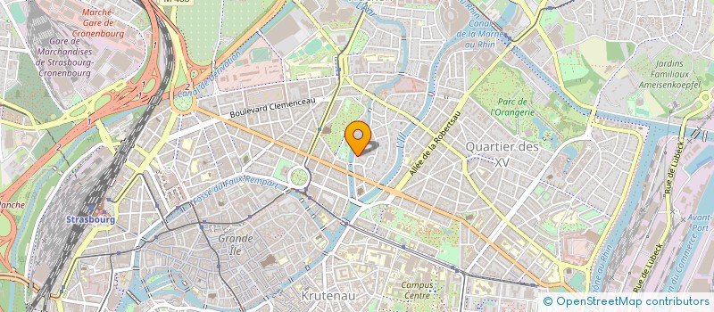 localisation de l'entreprise MADAME NATHALIE BERGMAN à STRASBOURG