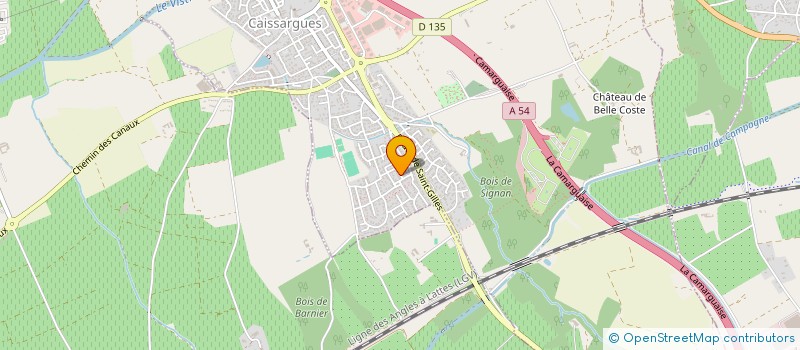 localisation de l'entreprise MADAME NATHALIE BERIER  CAISSARGUES