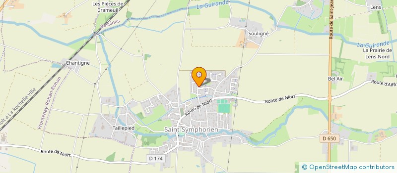 localisation de l'entreprise MADAME NATHALIE BERLAND  SAINT-SYMPHORIEN