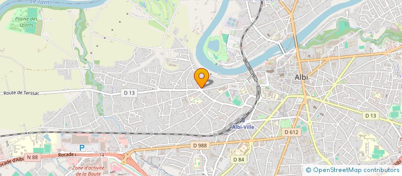 localisation de l'entreprise MADAME NATHALIE BERNAL à ALBI