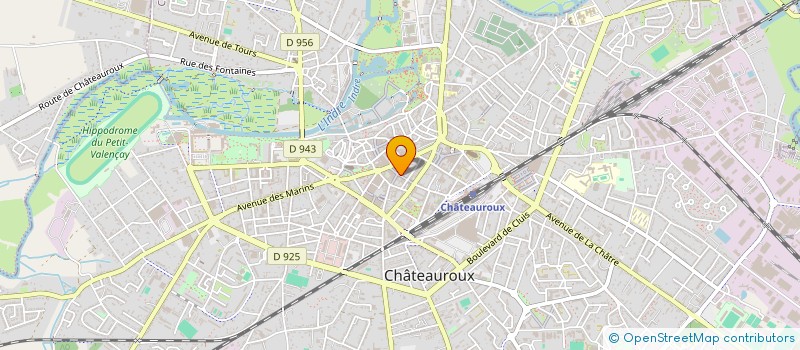localisation de l'entreprise MADAME NATHALIE BERNARD à CHATEAUROUX