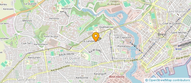 localisation de l'entreprise MADAME NATHALIE BERNARD à BREST