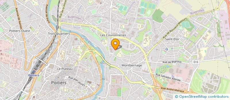 localisation de l'entreprise MADAME NATHALIE BERNARD  POITIERS