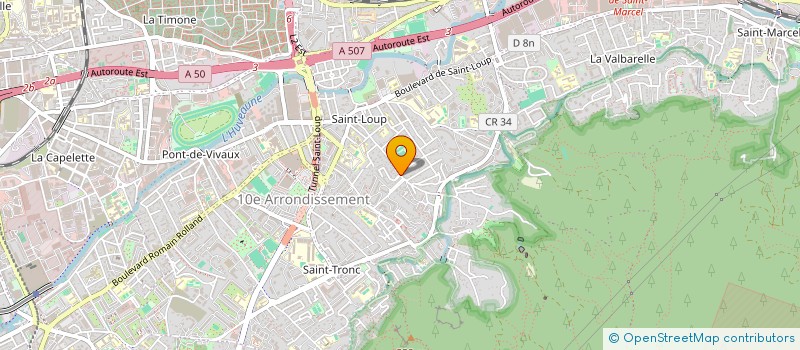 localisation de l'entreprise MADAME NATHALIE BERNARD  MARSEILLE