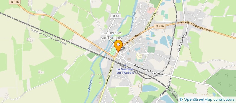 localisation de l'entreprise MADAME NATHALIE BERNARDIN à LA GUERCHE-SUR-L'AUBOIS