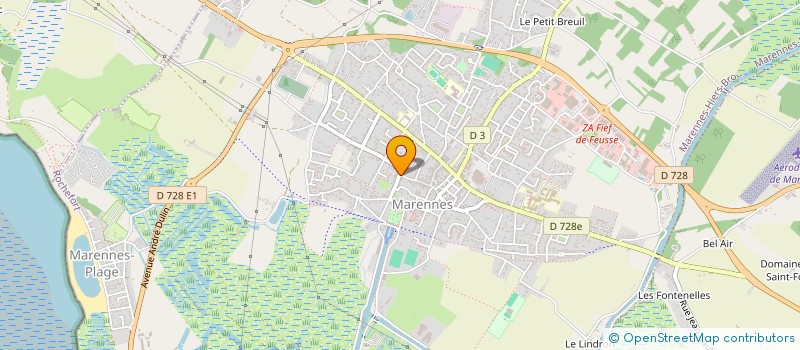 localisation de l'entreprise MADAME NATHALIE BERNEZ  MARENNES-HIERS-BROUAGE