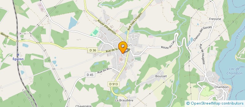 localisation de l'entreprise MADAME NATHALIE BERNICOT à EGUZON-CHANTOME
