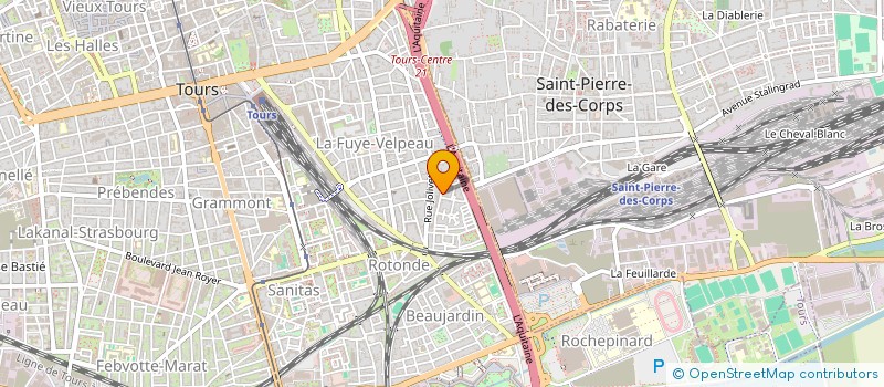 localisation de l'entreprise MADAME NATHALIE BERNIER  TOURS