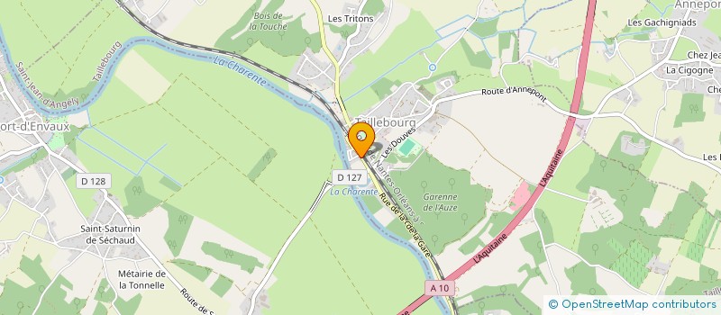 localisation de l'entreprise MADAME NATHALIE BERNIER  TAILLEBOURG