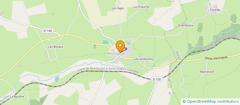 localisation de l'entreprise MADAME NATHALIE BERSET à LA CHAPELAUDE