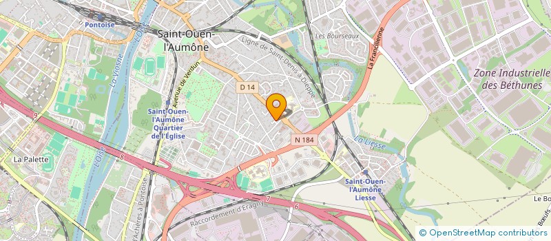 localisation de l'entreprise MADAME NATHALIE BERTAUX à SAINT-OUEN-L'AUMONE