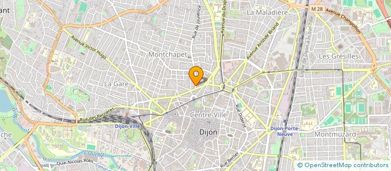 localisation de l'entreprise MADAME NATHALIE BERTHELOT à DIJON