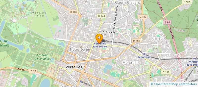 localisation de l'entreprise MADAME NATHALIE BERTHET à VERSAILLES