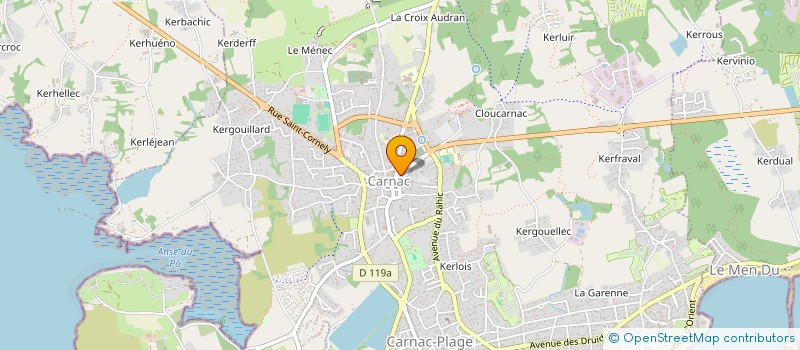 localisation de l'entreprise MADAME NATHALIE BERTHO à CARNAC