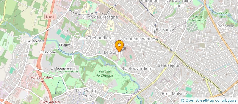 localisation de l'entreprise MADAME NATHALIE BERTHO à SAINT-HERBLAIN