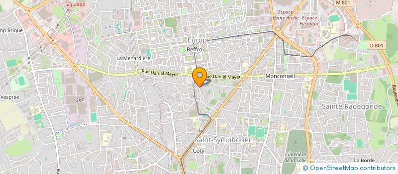 localisation de l'entreprise MADAME NATHALIE BERTHOMIER  TOURS