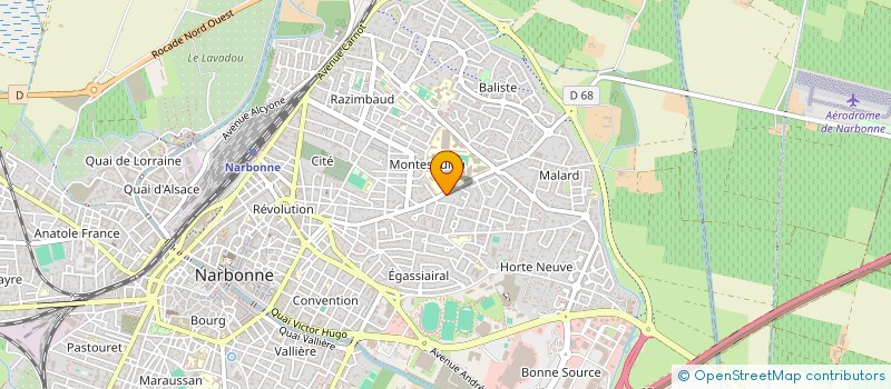localisation de l'entreprise MADAME NATHALIE BERTHOUD à NARBONNE